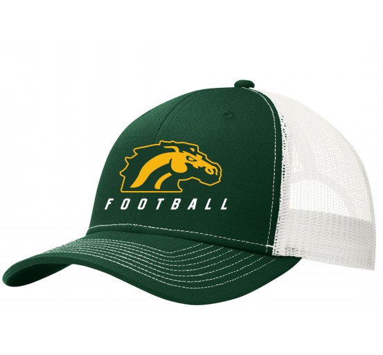 Montville Broncos Football Embroidered Trucker Hat